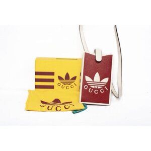 NEW Gucci X Adidas Smartphone Case Shoulder Bag GG Red White